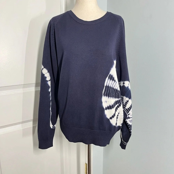 Marella Sport navy tie dye sweater - Picture 3 of 8